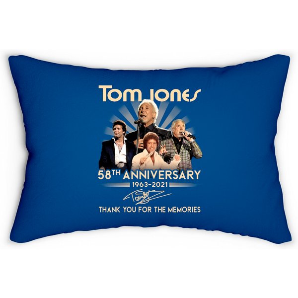 Tom Jones 58Th Anniversary Lumbar Pillows, Tom Jones Lumbar Pillows-image