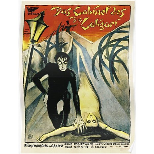 The Cabinet Of Dr Caligari Movie Poster Premium Matte Vertical Poster-image