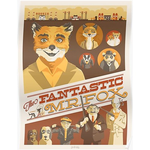 Fantastic Mr Fox Premium Matte Vertical Poster-image