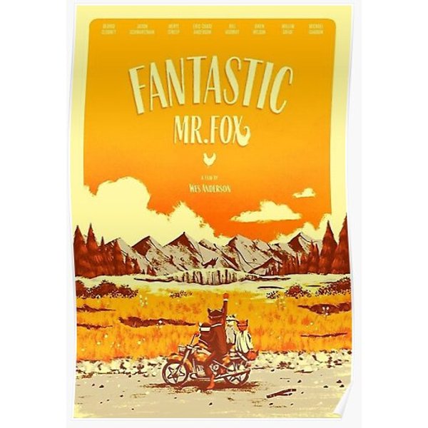 Mr Fox Fantastic Movie Poster Premium Matte Vertical Poster-image
