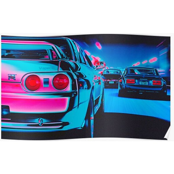 Wangan At Midnight Premium Matte Poster-image