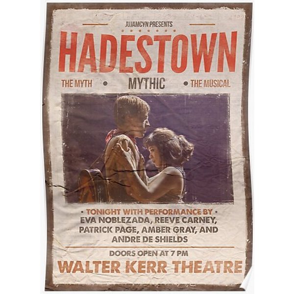 Hadestown Vintage Poster Premium Matte Vertical Poster-image