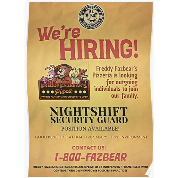 Fnaf Help Wanted Premium Matte Vertical Poster-image