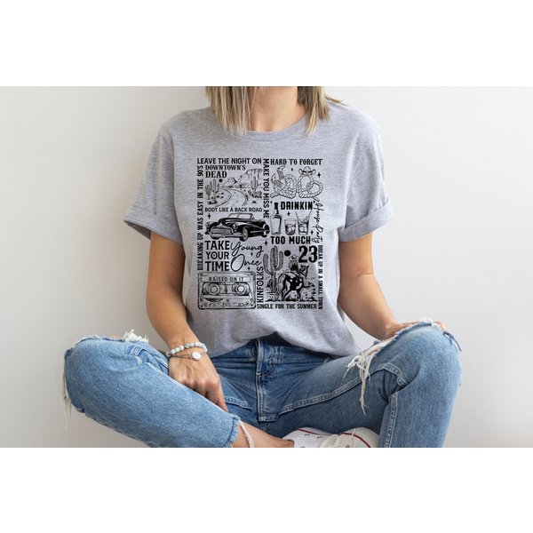 Sam Country Music Shirt - Hunt Tour 2023 Fashion-image