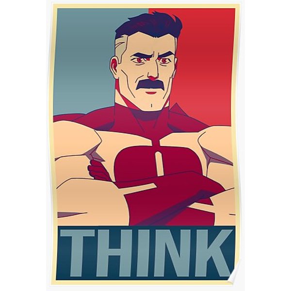 Omni-Man - Think Poster Premium Matte Vertical Poster-image