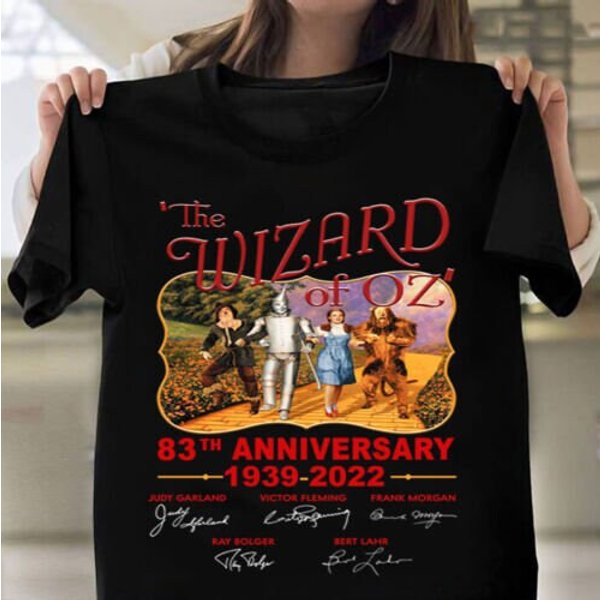 The Wizard Of Oz 83Th Anniversary 1939-2022 Tee Shirt, The Wizard Of Oz Tee-image