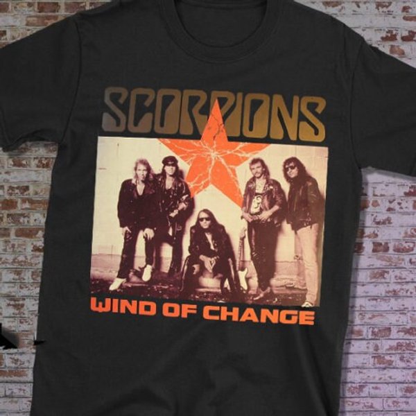 Scorpions Wind Of Change T-Shirt Tee, Scorpions Unisex Tshirt-image