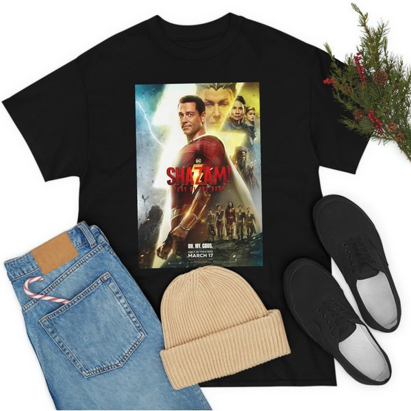 Shazam! Fury Of The Gods Poster Shirt (2023)-image