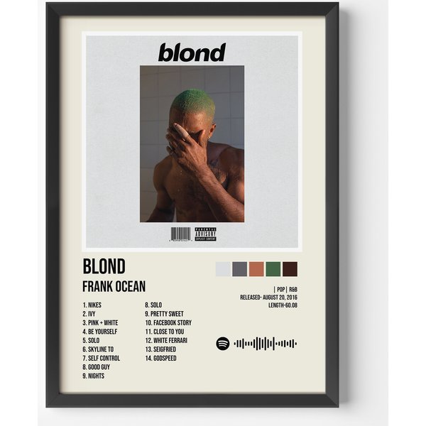 Frank Ocean Poster, Blond Poster-image