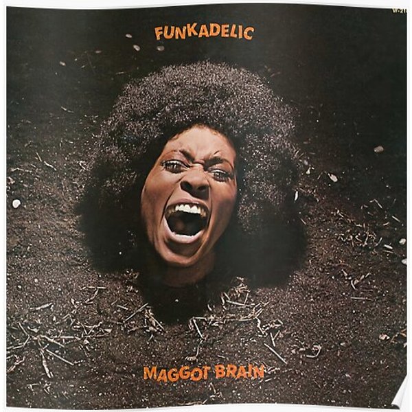The Skull Maggot Brain Cover Premium Matte Vertical Poster-image