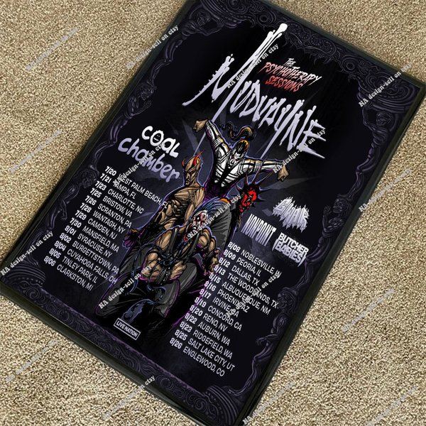 Mudvayne Set 2023 Tour Poster-image