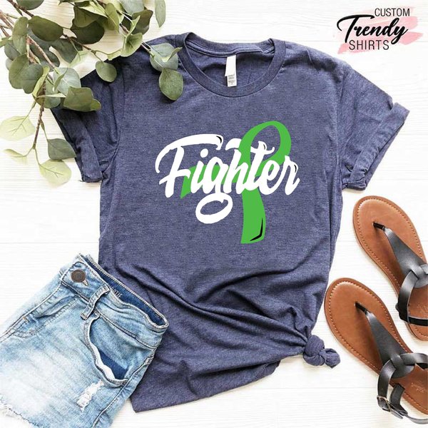 Lymphoma Warrior Shirt, Lime Ribbon Shirt, Lymphoma Survivor Gift, Cancer Patient Gifts-image