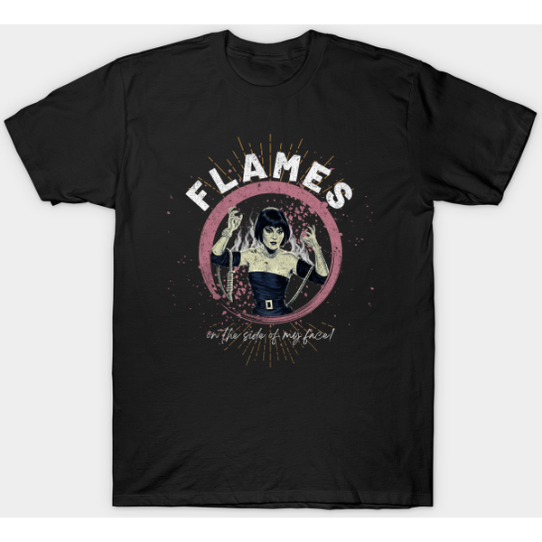 Flames On The Side Of My Face - Clue - T-Shirt-image
