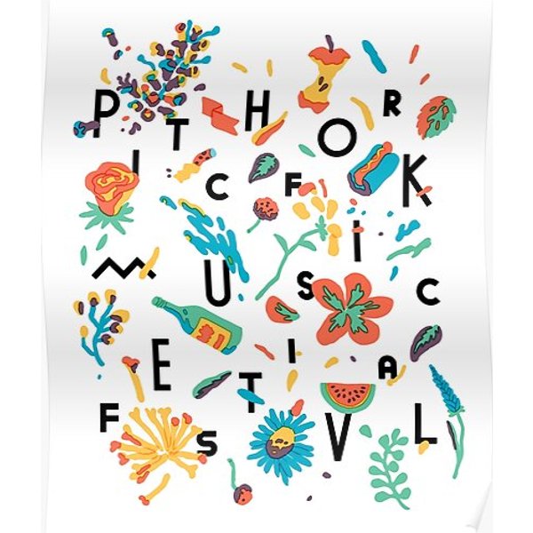 Pitchfork Music Festival Premium Matte Vertical Poster-image