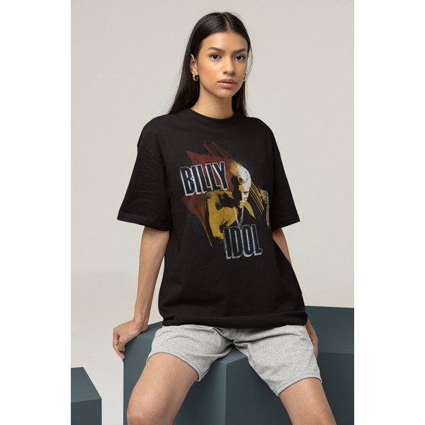 Billy Idol Rebel Yell Music T Shirt-image