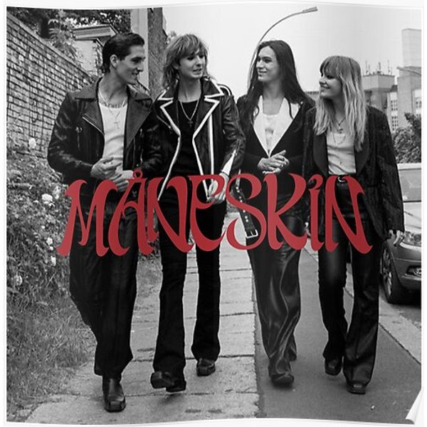 Maneskin Premium Matte Vertical Poster-image