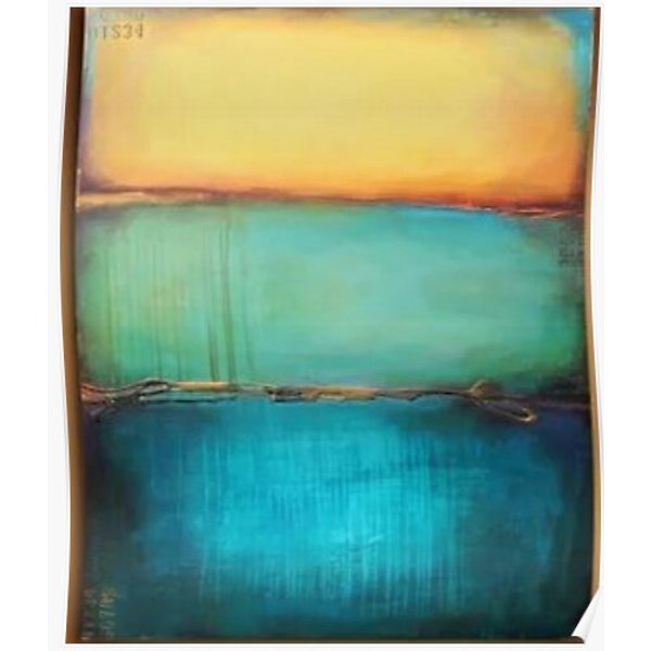 Blue &Amp;Amp; Green The Art Of Mark Rothko Artist Premium Matte Vertical Poster-image