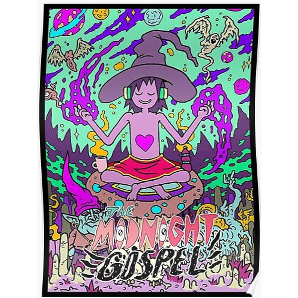 Midnight Gospel Premium Matte Vertical Poster-image