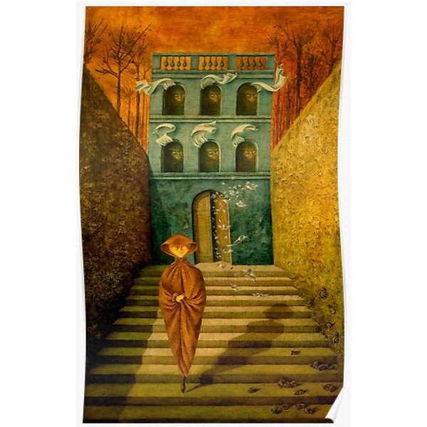Breaking Off, By Remedios Varo Premium Matte Vertical Poster-image