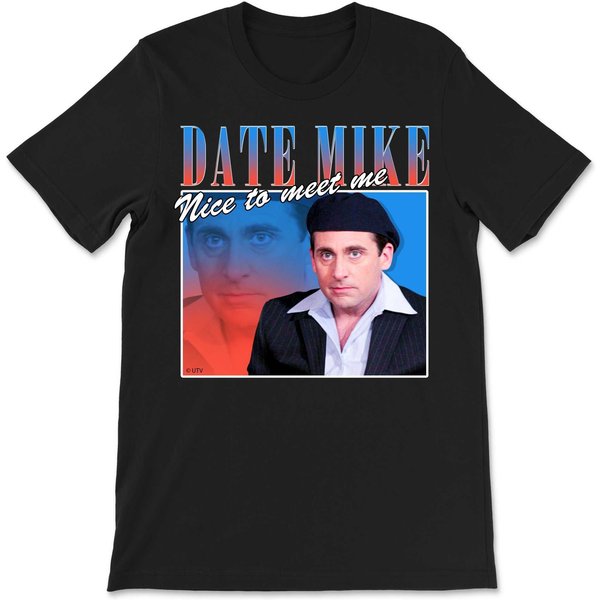 Date Mike Vintage T-Shirt, The Office Shirt, Michael Scott T-Shirt-image