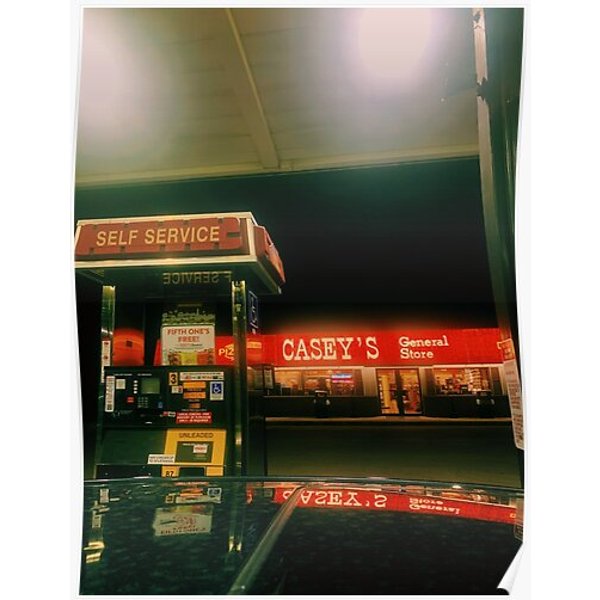 Casey's Gas Station Premium Matte Vertical Poster-image
