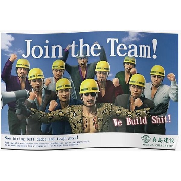 Majima Construction Premium Matte Vertical Poster-image