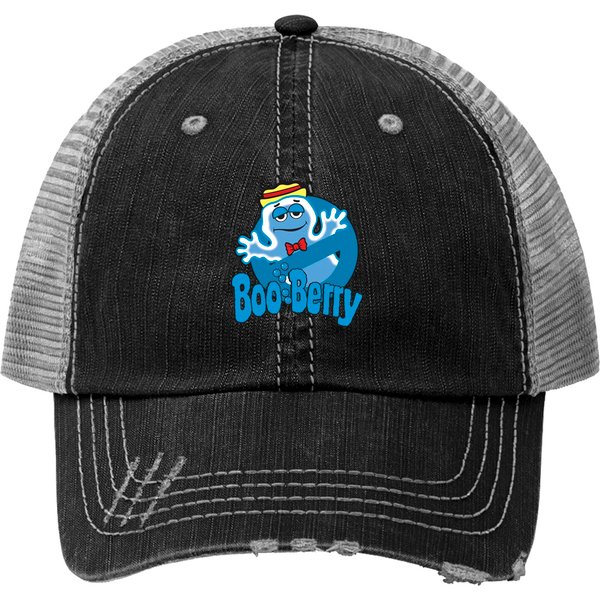 Ghost Booberry - Boo Berry - Print Trucker Hats-image