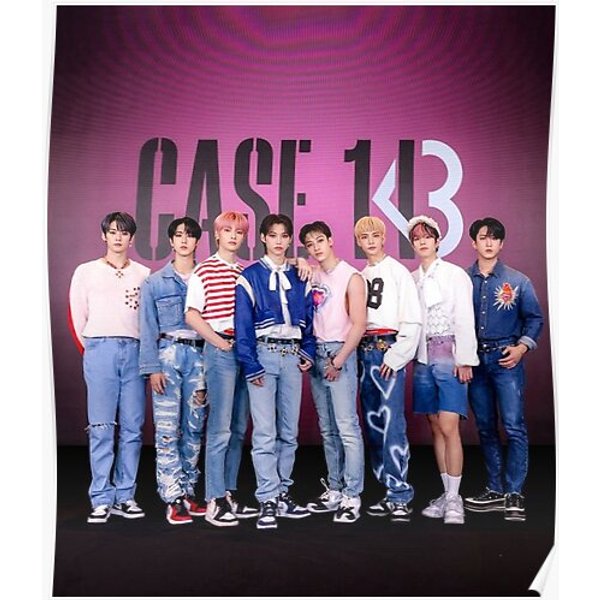 Case 143 Maxident Stray Kids Skz Logo Kpop Circle Signatures Autographs Premium Matte Vertical Poster-image
