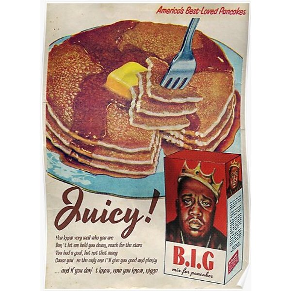 Pancakes Juicy! Premium Matte Vertical Poster-image