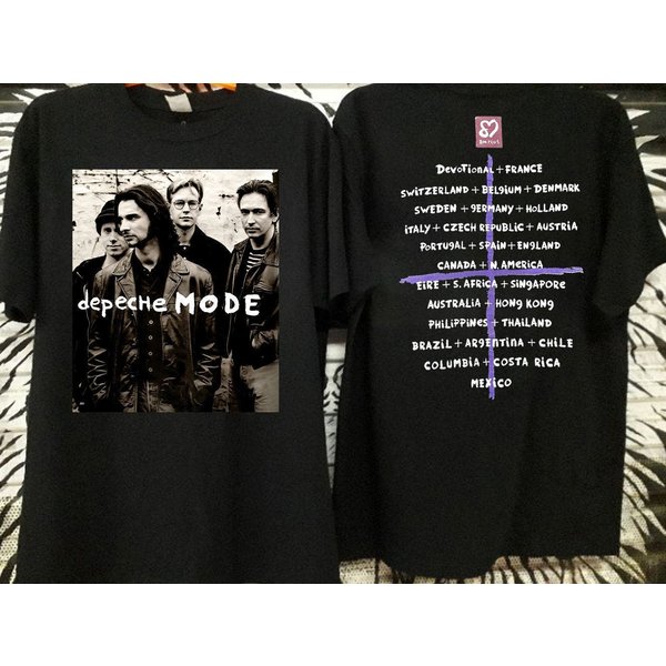 Vtg 1993 Depeche Mode Faith Devotional World Tour Concert 90S T-Shirt, Depeche Mode T-Shirt-image