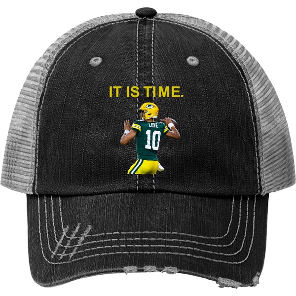 Jordan Love "It Is Time." Trucker Hats-image