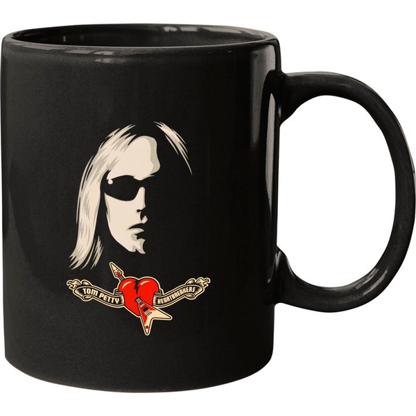 Tom Petty Mugs - Heartbreakers Logo Face Mugs-image