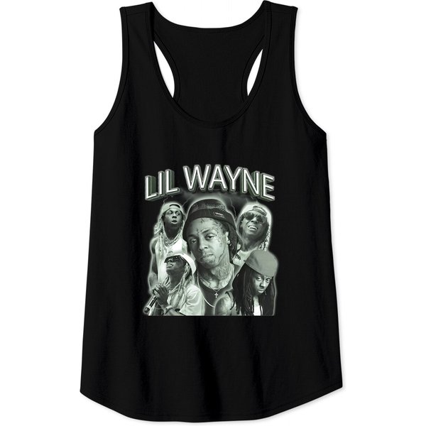 Lil Wayne Vintage Rapper Tank Tops - 90S Style-image