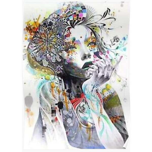 Banksy Urban Princess Premium Matte Vertical Poster-image