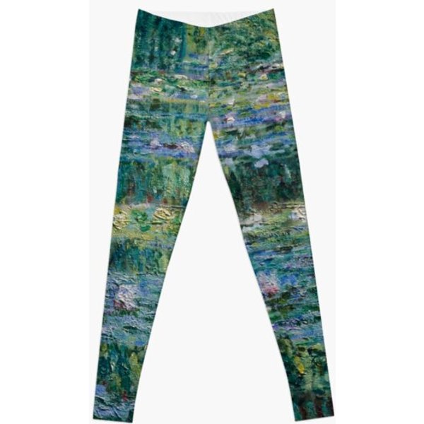 Claude Monet - Water Lilies And Japanese Bridge Leggings-image