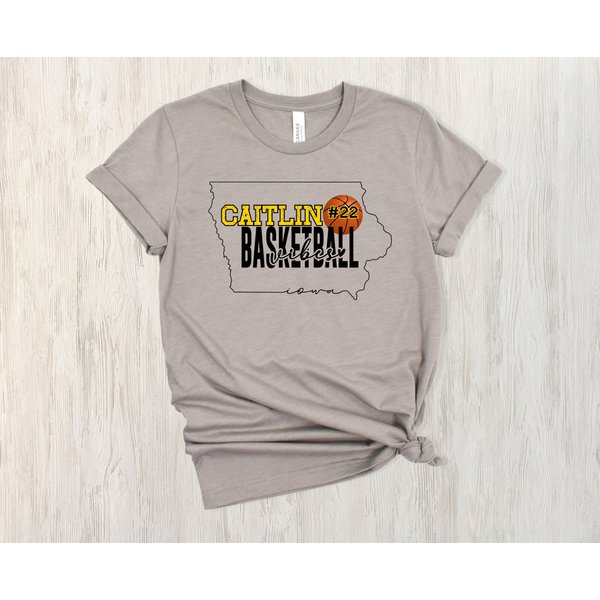 Caitlin Basketball Vibes Tshirt, Caitlin Clark Graphic Tee-image