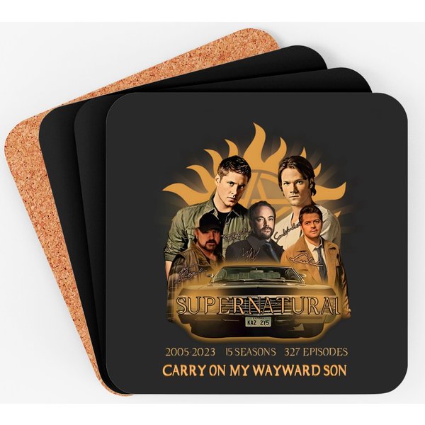 Supernatural Vintage Coasters, Supernatural Movie Coasters-image