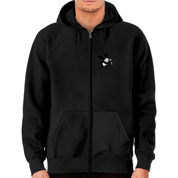 Oswald The Lucky Rabbit Zip Hoodies-image