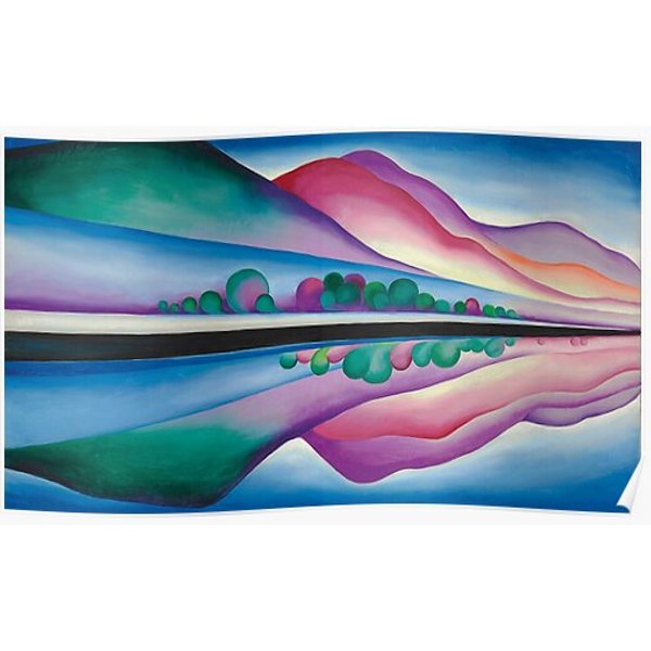 Georgia O'keeffe Lake George Reflection Poster-image