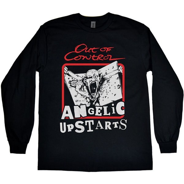 Angelic Upstarts Out Of Control Mens Long Sleeve Shirt-image