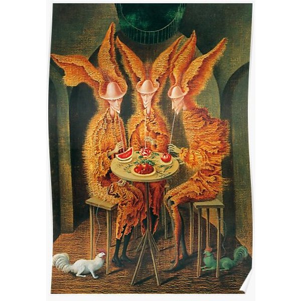 Vegetarian Vampire, By Remedios Varo Premium Matte Vertical Poster-image