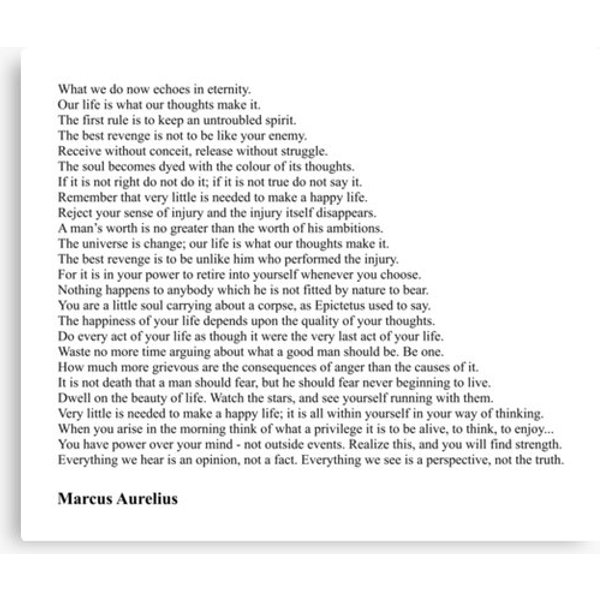 Marcus Aurelius Quotes Canvas-image