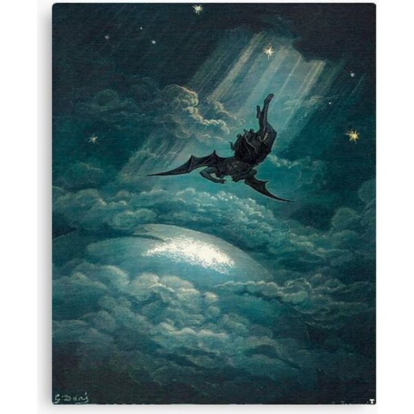 Paradise Lost (Colorized) By Gustave Doré Canvas-image
