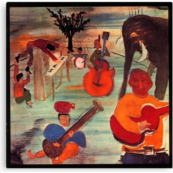 Music From Big Pink. Canvas-image
