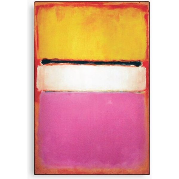 Mark Rothko | White Center (yellow, Pink And Lavender On Rose) Canvas