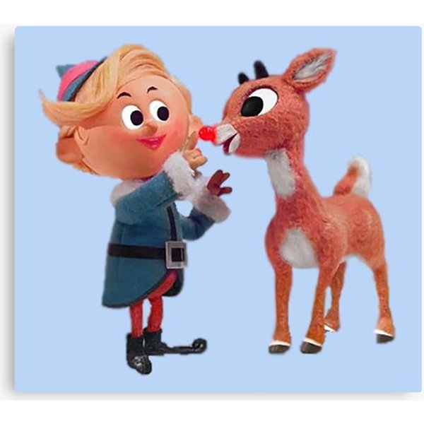Rudolph The Red Nose Reindeer Canvas-image