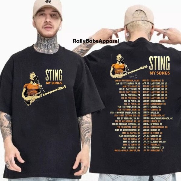 Sting World Tour 2023 T-Shirt - Concert Merchandise-image