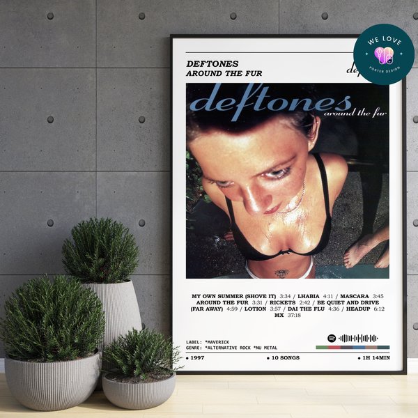 Deftone - Around The Fur Album Poster-image