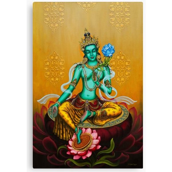 Green Tara Canvas-image