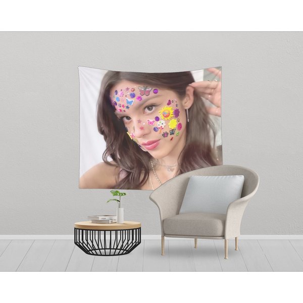 Olivia Rodrigo - Sour Tapestry, Olivia Rodrigo Sour Good 4 U Wall Tapestry-image